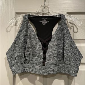 Latice Front Racerback Sports Bra